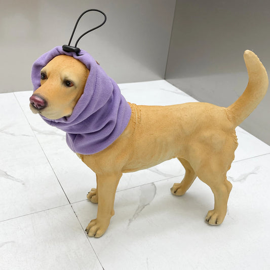 Bufanda para perros Gao Dan Suave Reducción de estrés Bufanda para reducir el ruido de las mascotas Cuidado de belleza Mantener calientes Orejeras Lavable Mantener caliente Gorro