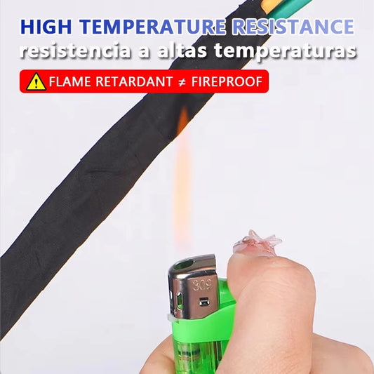 Cinta de tela para arneses de cables de alta temperatura, cinta adhesiva de tela resistente al calor para aislamiento eléctrico del motor.